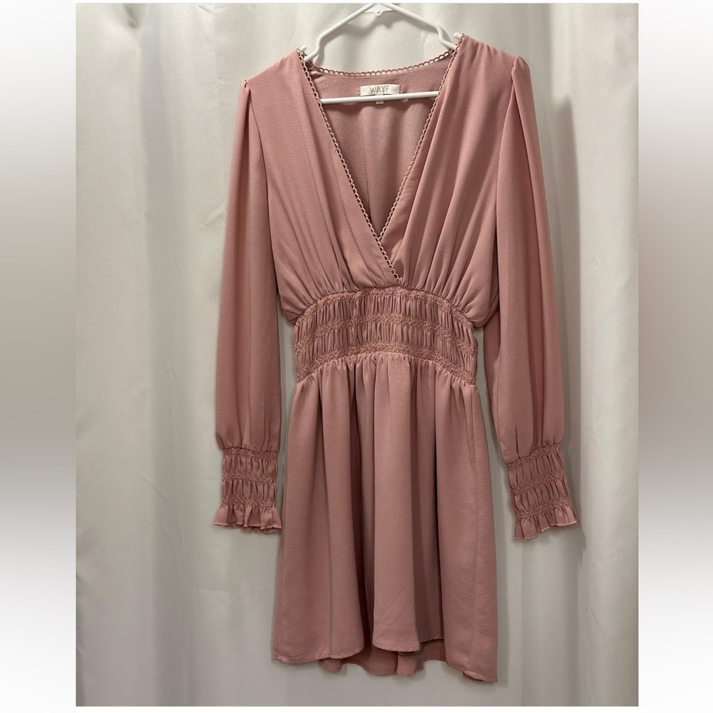 WAYF • size L • blush pink dress• gently loved • $15